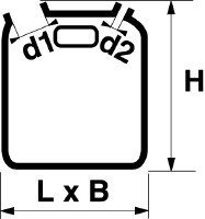 verzegelbare schroefdop